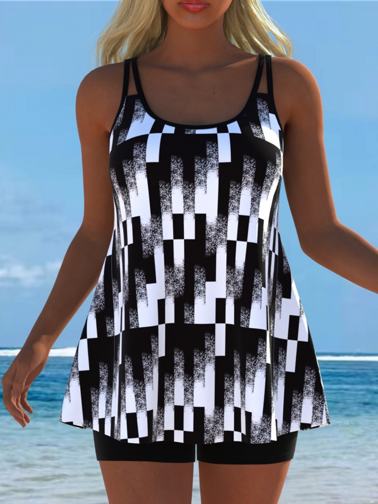 Swimwear - Nuovo Costume da Bagno Tankini, Set