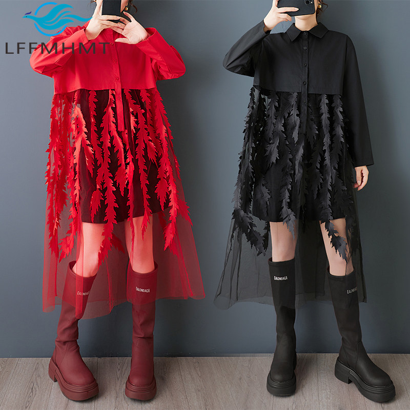 Nuovo Abito Camicia Floreale P - Korean Style A Line Shirt Dress recensione e prezzo