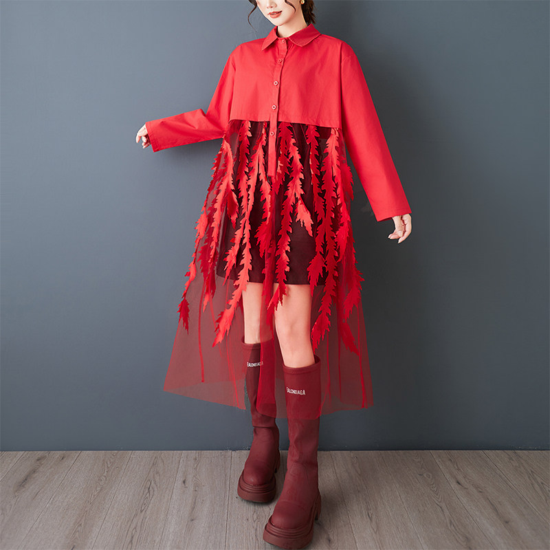 Nuovo Abito Camicia Floreale P - Korean Style A Line Shirt Dress recensione e prezzo
