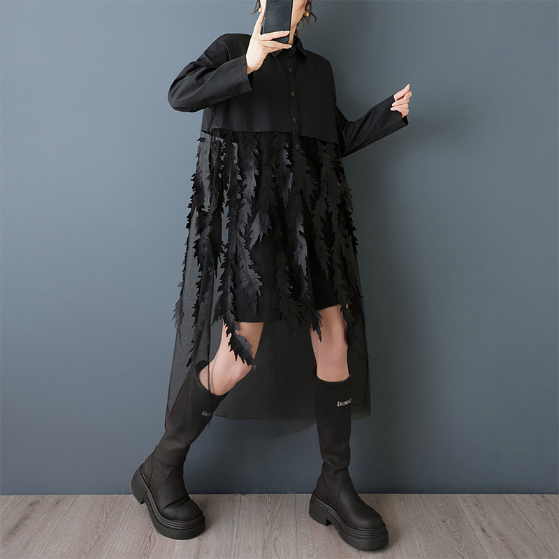 Nuovo Abito Camicia Floreale P - Korean Style A Line Shirt Dress recensione e prezzo