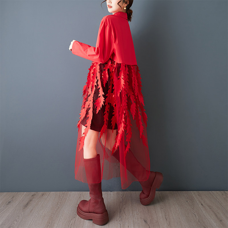 Nuovo Abito Camicia Floreale P - Korean Style A Line Shirt Dress recensione e prezzo