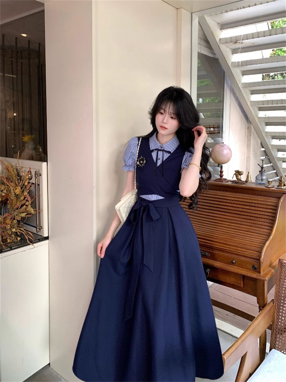 Abito estivo da donna in stile - Korean Style A Line Shirt Dress recensione e prezzo