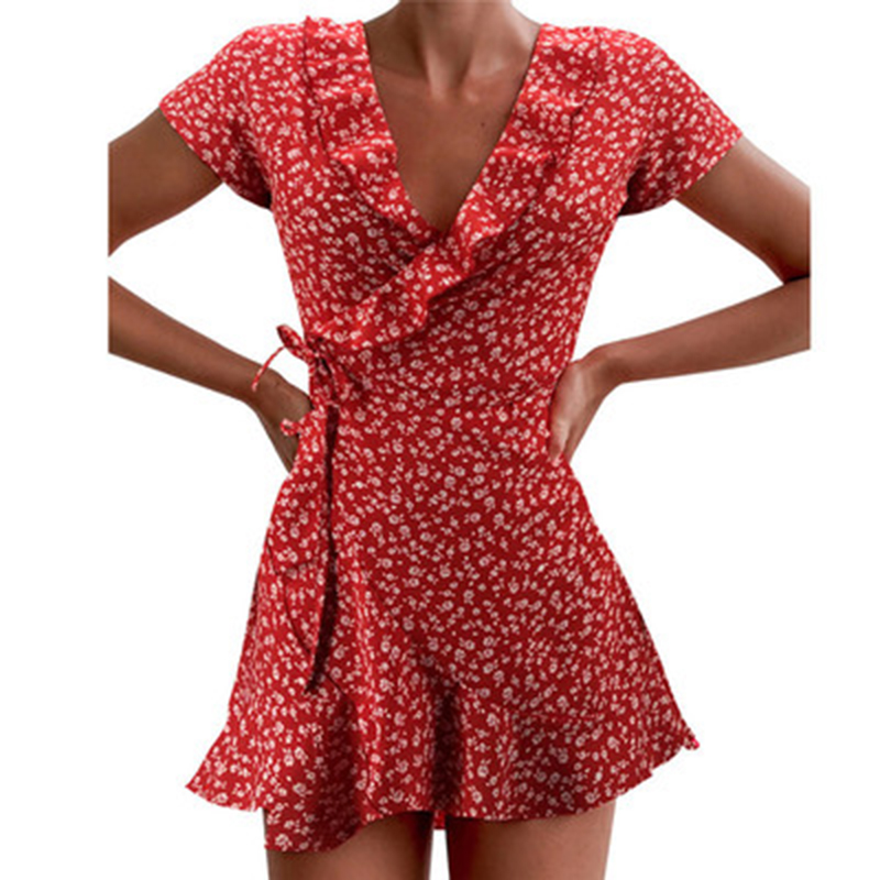 Abito estivo a trapezio Floal  - French Vintage Floral Midi Dress recensione e prezzo