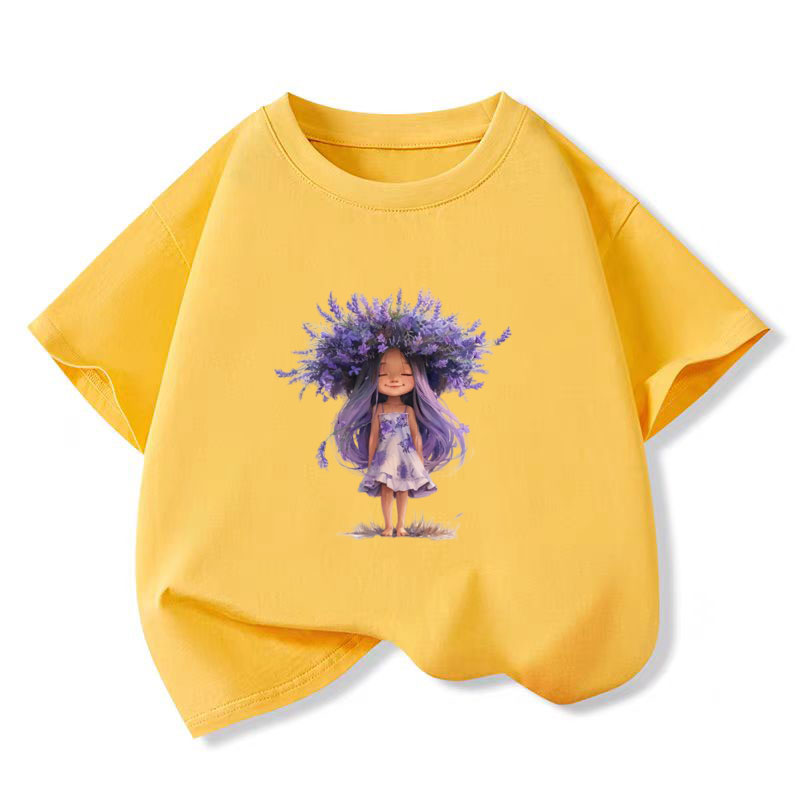 Nuovo Y2K Top Lavanda ragazza  - Y2K Graphic Baby Tee Crop recensione e prezzo
