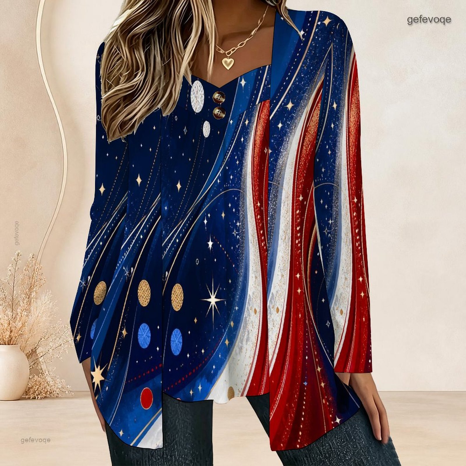 Blusa da donna effetto due pez - Blouses recensione e prezzo