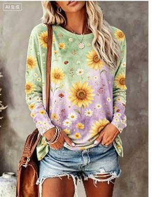 Maglietta a Maniche Lunghe da  - Blouses recensione e prezzo