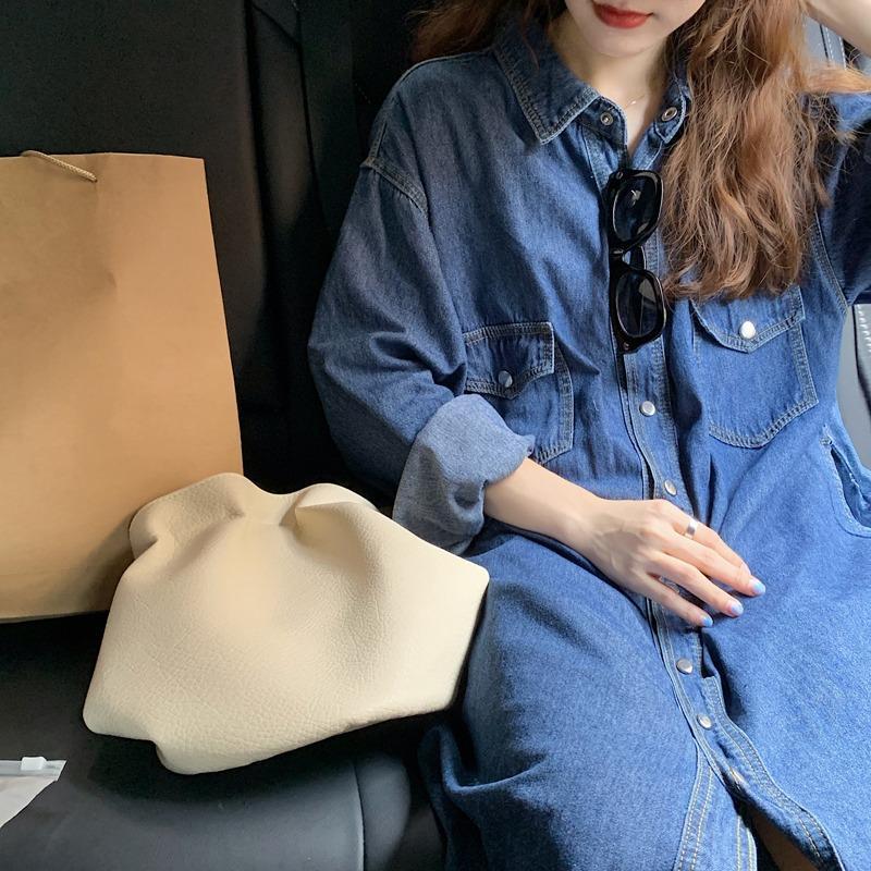 Nuovo Abito Camicia in Denim d - Korean Style A Line Shirt Dress recensione e prezzo