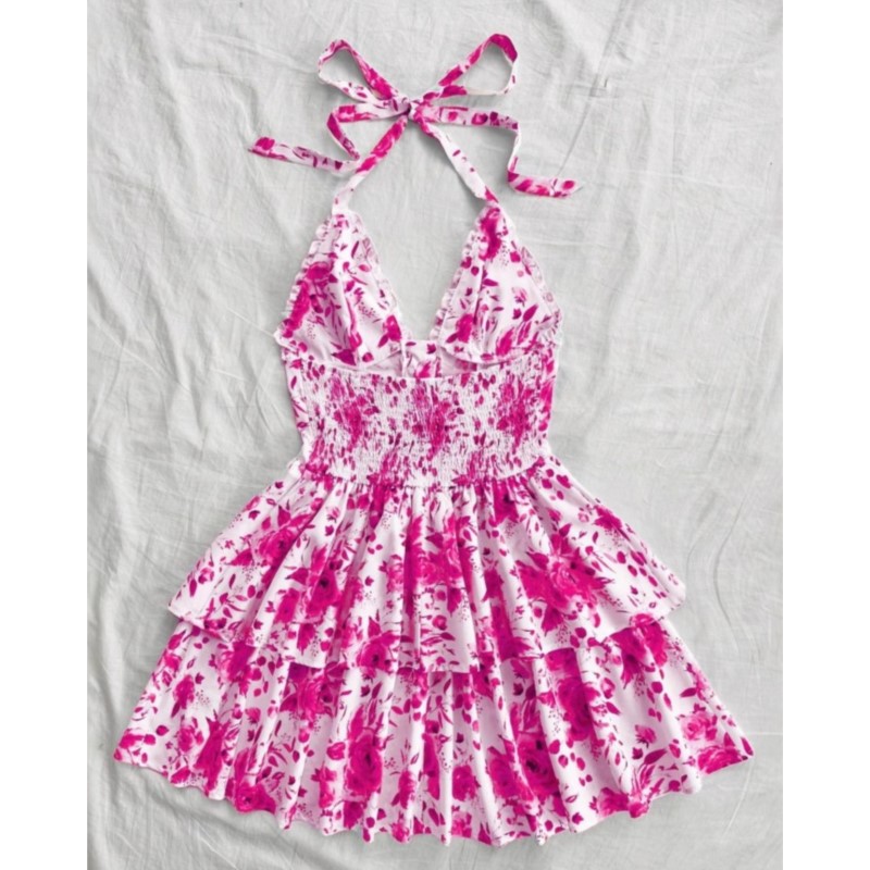 Abito Corto da Donna Stile Vac - French Vintage Floral Midi Dress recensione e prezzo