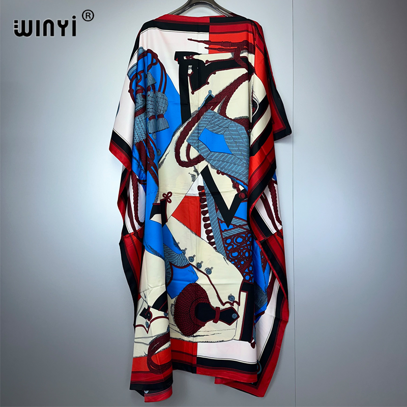 WINYI caftano estivo Donne afr - Boho Summer Beach Maxi Dress recensione e prezzo