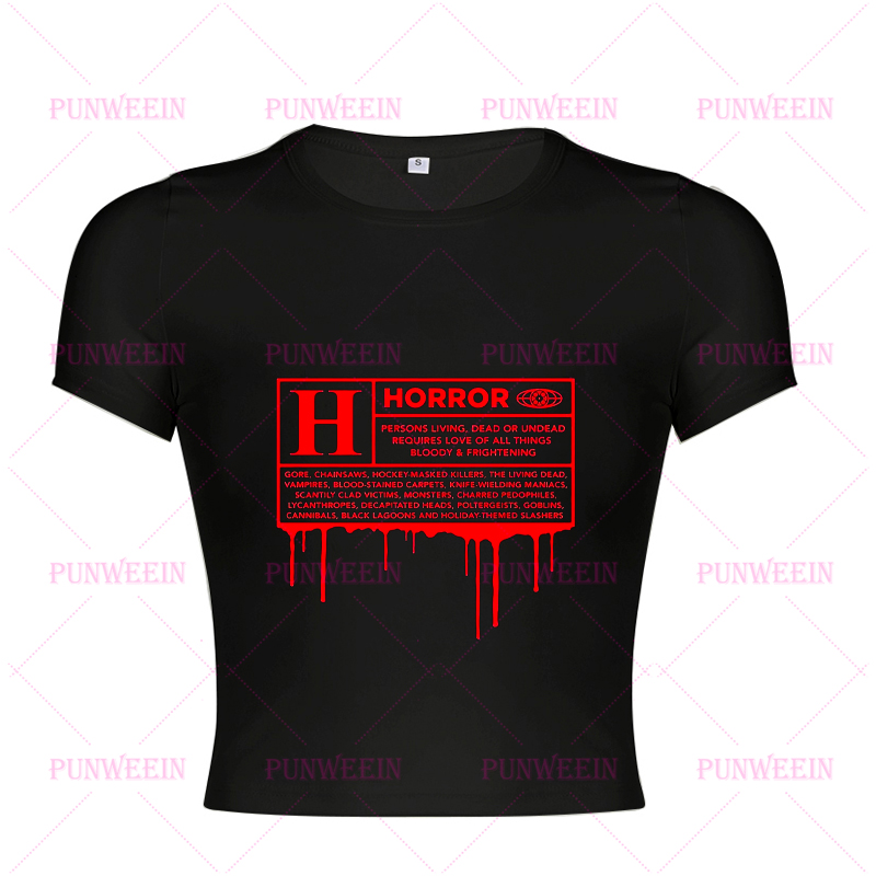 Top a Canotta Punk Grunge con  - Y2K Graphic Baby Tee Crop recensione e prezzo