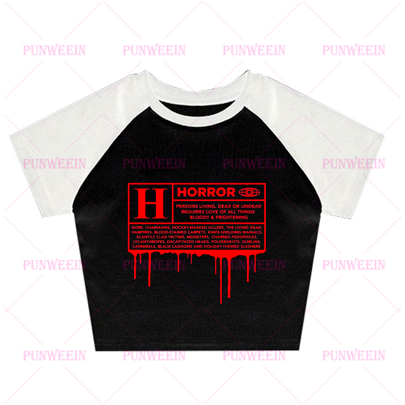 Top a Canotta Punk Grunge con  - Y2K Graphic Baby Tee Crop recensione e prezzo